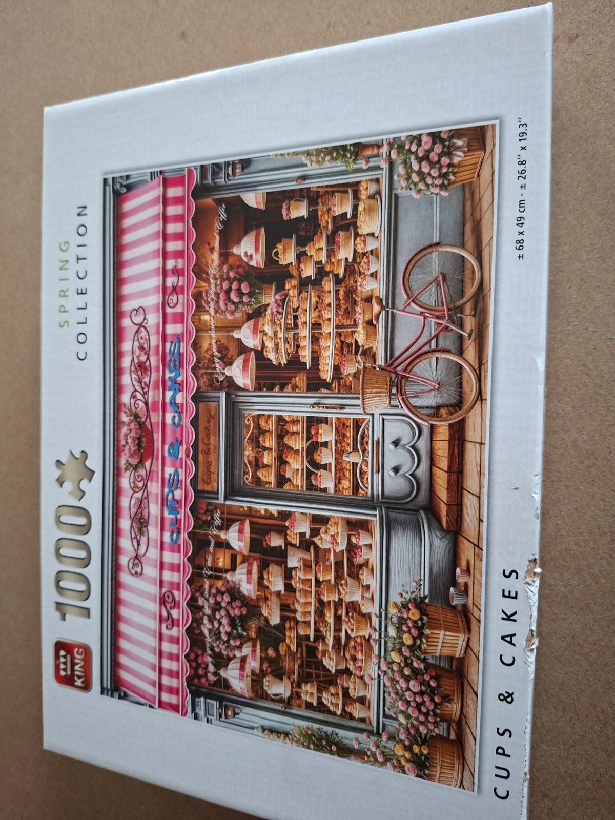 King puzzel 1000 stuks, Ophalen