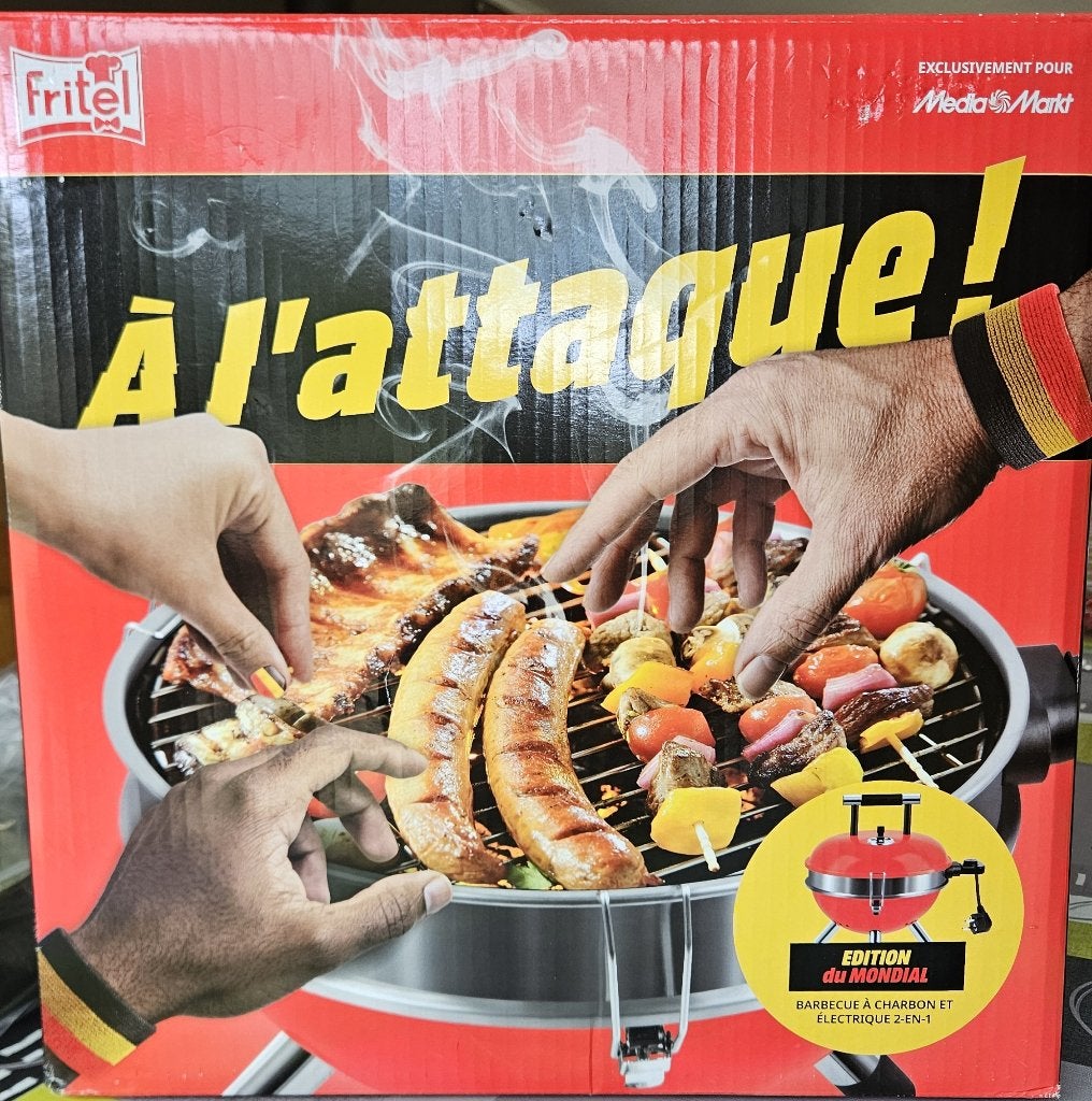 BBQ électrique et charbon de bois, Enlèvement ou Envoi, Comme neuf, FRITEL
