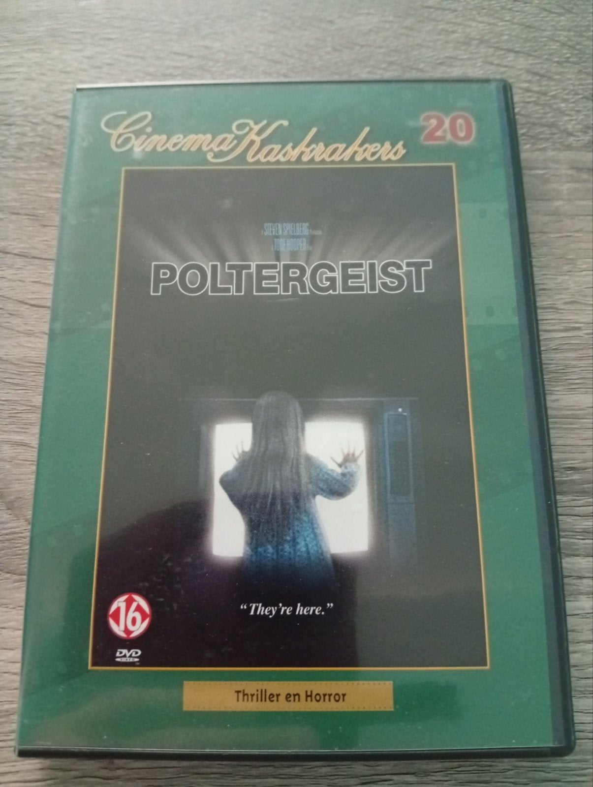 Poltergeist horror dvd Steven spielberg, Vanaf 16 jaar, Ophalen of Verzenden, Zo goed als nieuw, Cult