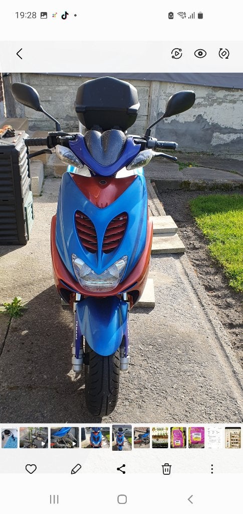scooter  yamaha aerox, Vélos & Vélomoteurs, Aerox, Enlèvement, Utilisé, Classe A (25 km/h)