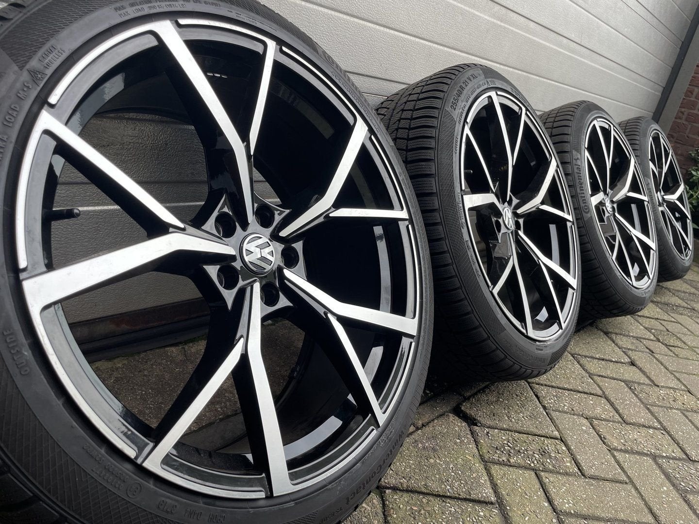 21 “ VW Tiguan Touareg CR Tayron R-line velgen winterbanden, Neuf, Pneus et Jantes, Pneus hiver, 255 mm