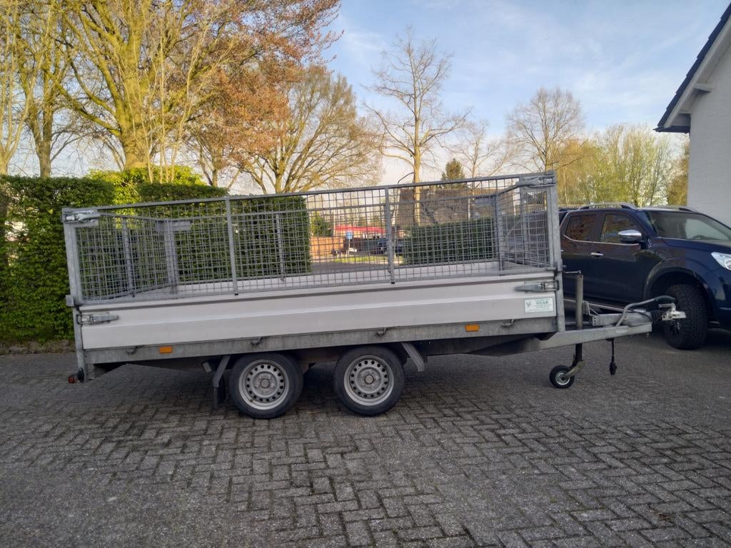 Aanhanger 2.7T geremd gekeurd, in perfecte staat., Enlèvement, Comme neuf