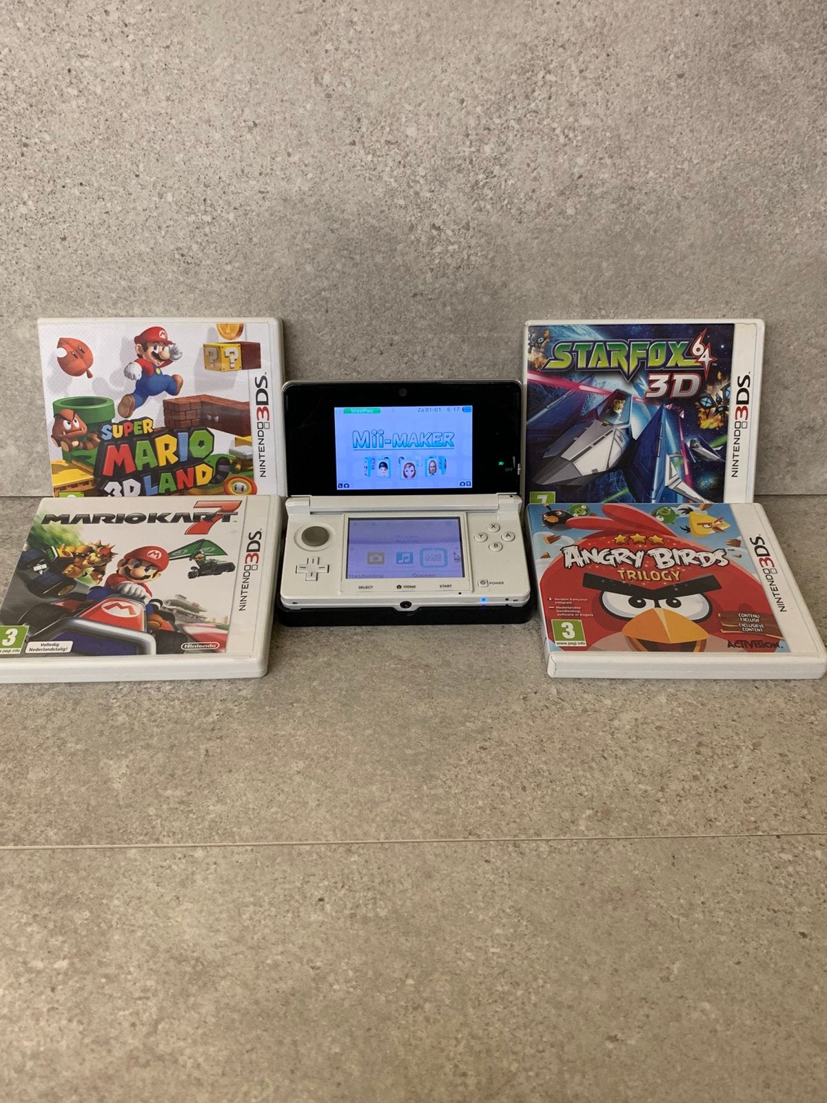 Nintendo 3ds, Ophalen, Wit, 3DS, Gebruikt