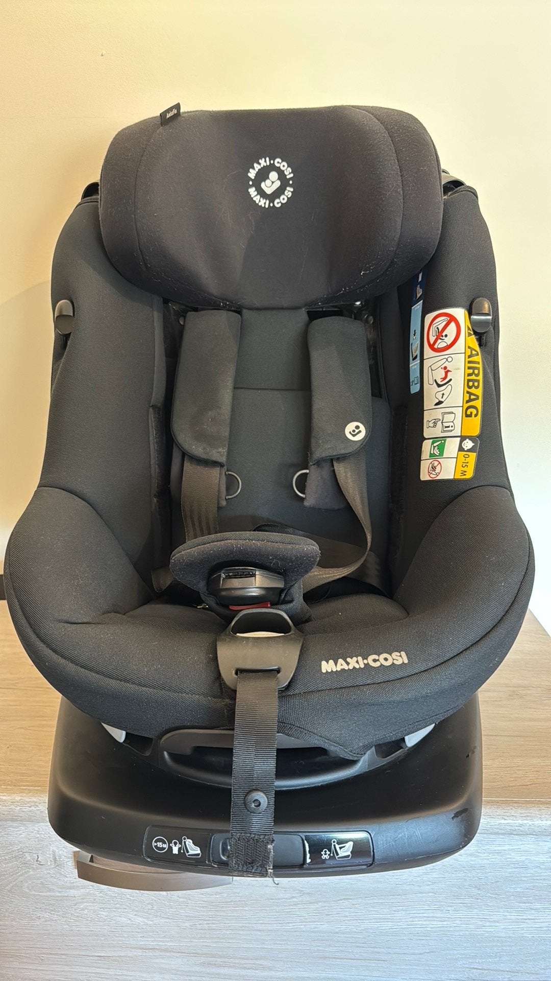 Autostoel MaxiCosi AxissFix 360 graden draaibaar, Kinderen en Baby's, Autostoeltjes, Ophalen, Zo goed als nieuw, Isofix