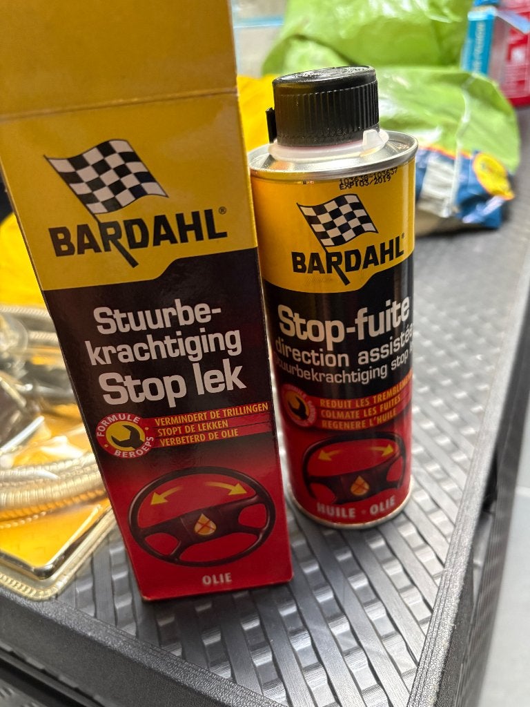 Produit anti-fuite de direction Bardahl, Enlèvement, Utilisé