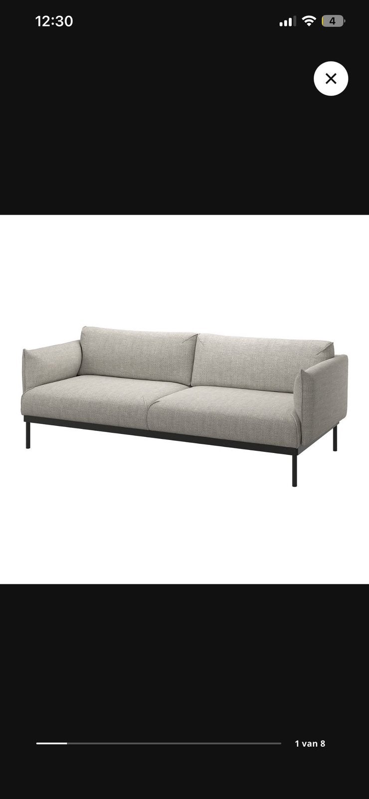 IKEA 3-zit Applaryd, Ophalen, Zo goed als nieuw