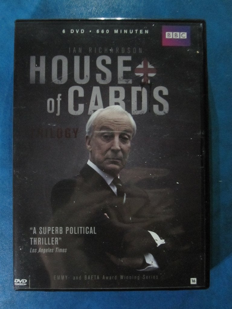 House of Cards Trilogy (1990) 6 disc, Cd's en Dvd's, Vanaf 16 jaar, Ophalen of Verzenden, Zo goed als nieuw, Drama