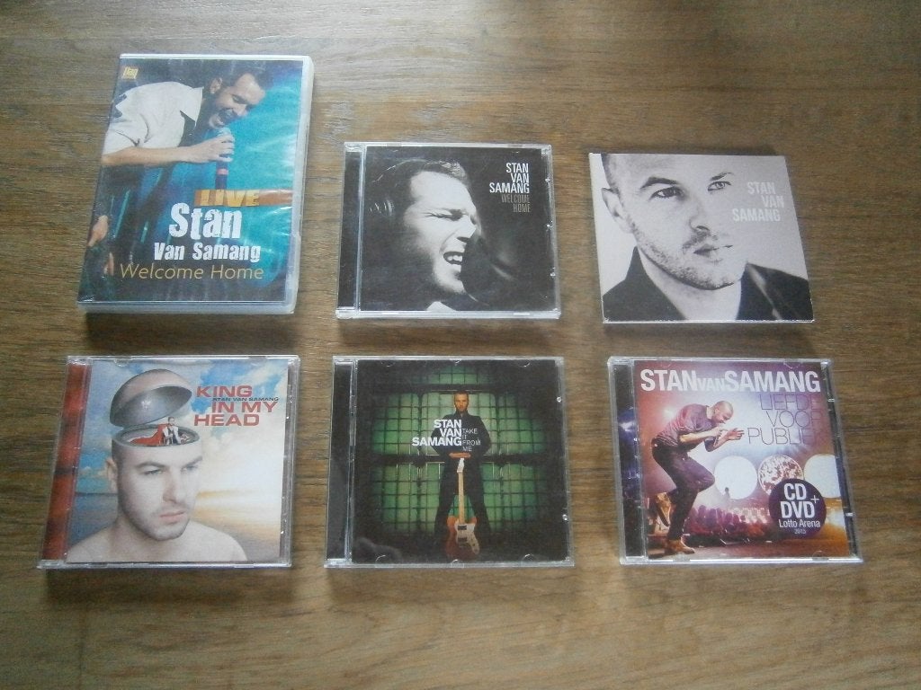 Cd's+dvd's Stan van Samang, Cd's en Dvd's, Cd's | Nederlandstalig, Ophalen of Verzenden, Zo goed als nieuw