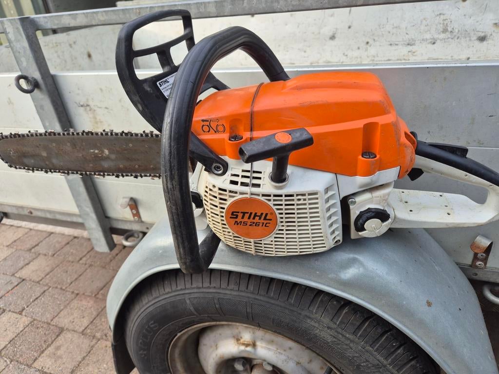 Scie à chaîne Stihl MS 261C-M, Jardin & Terrasse, Enlèvement, Comme neuf, Stihl