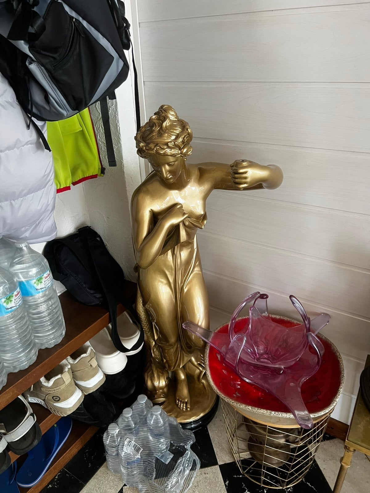 Grote Klassieke Vrouwensculptuur 110 cm – Luxe Decoratie, Ophalen, Zo goed als nieuw