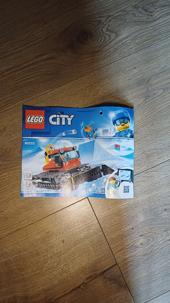 LEGO 60222 — Complete sneeuwschuiver + instructies, Ophalen, City, Lego, Compleet