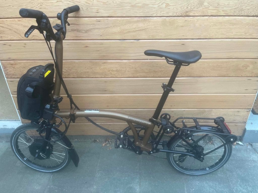 Brompton P line éléctrique, Vitesses, Brompton, Comme neuf, Enlèvement
