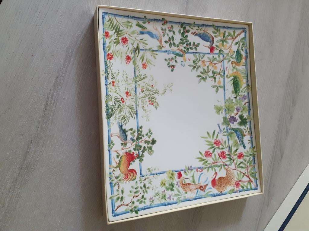 Plateau porcelaine de Gien, Enlèvement, Neuf