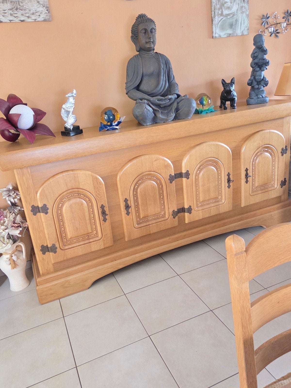 salle a manger complète, Enlèvement, Utilisé, Chêne