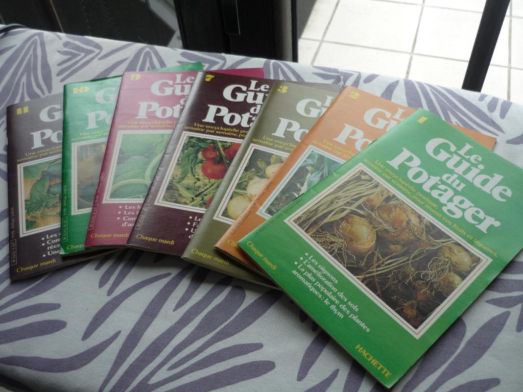 Lot de 7 guides du potager, Enlèvement ou Envoi, Hachette, Utilisé, Potager