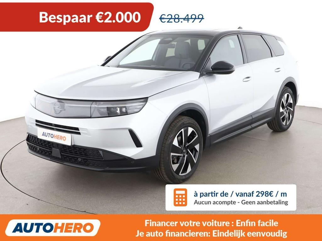 Opel Grandland 1.2 Mild-Hybrid GS (bj 2025, automaat), Auto's, Opel, Stof, Gebruikt, Euro 6, 136 pk