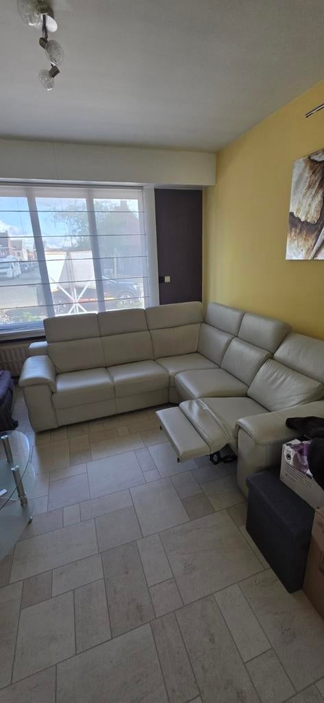 Leren hoekzetel T&T Design, Ophalen, Zo goed als nieuw, Leer, Modern