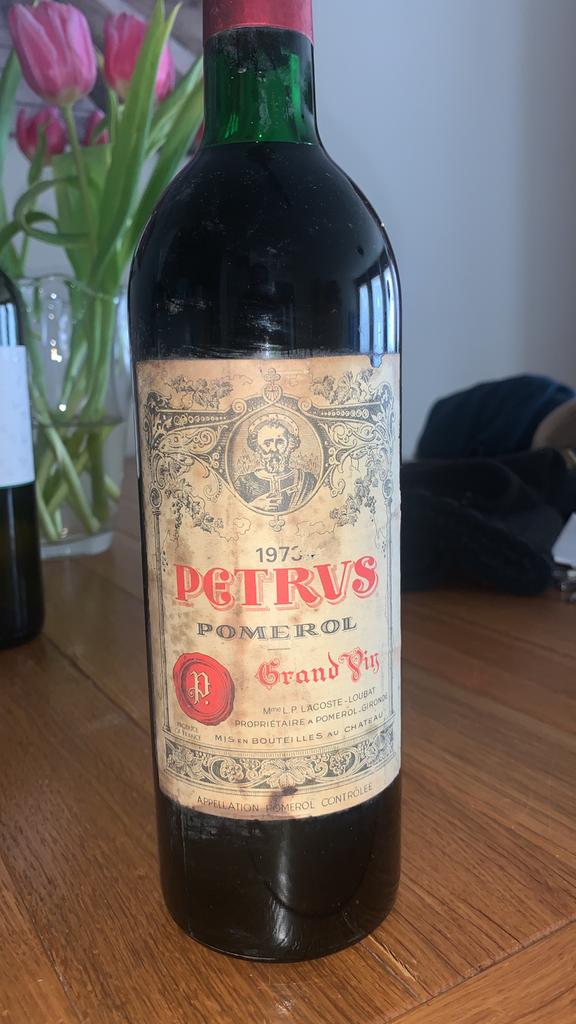 rode wy /petrus.pomerol 1973.1000 euro, Verzamelen, Wijnen, Ophalen, Zo goed als nieuw