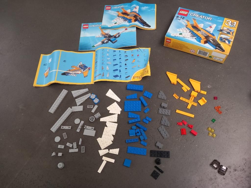 Lego Creator 3-in-1 - Superstraaljager - 31042, Kinderen en Baby's, Speelgoed | Duplo en Lego, Gebruikt, Lego, Complete set, Compleet
