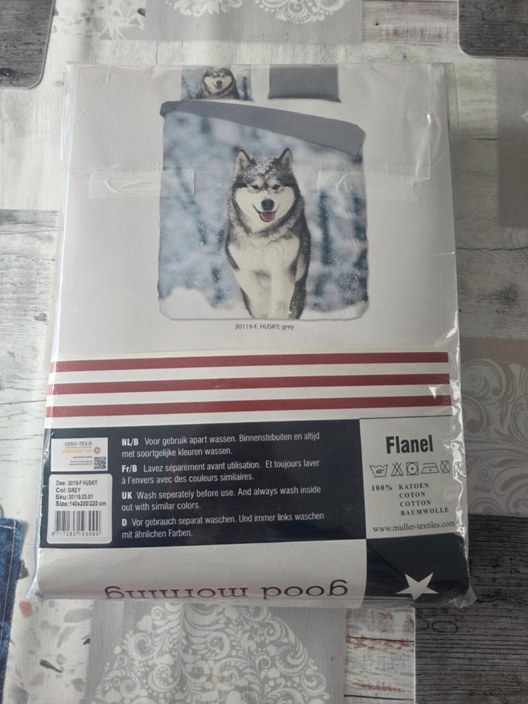 Flanel Dekbedovertrek 140x200 te koop, Enlèvement