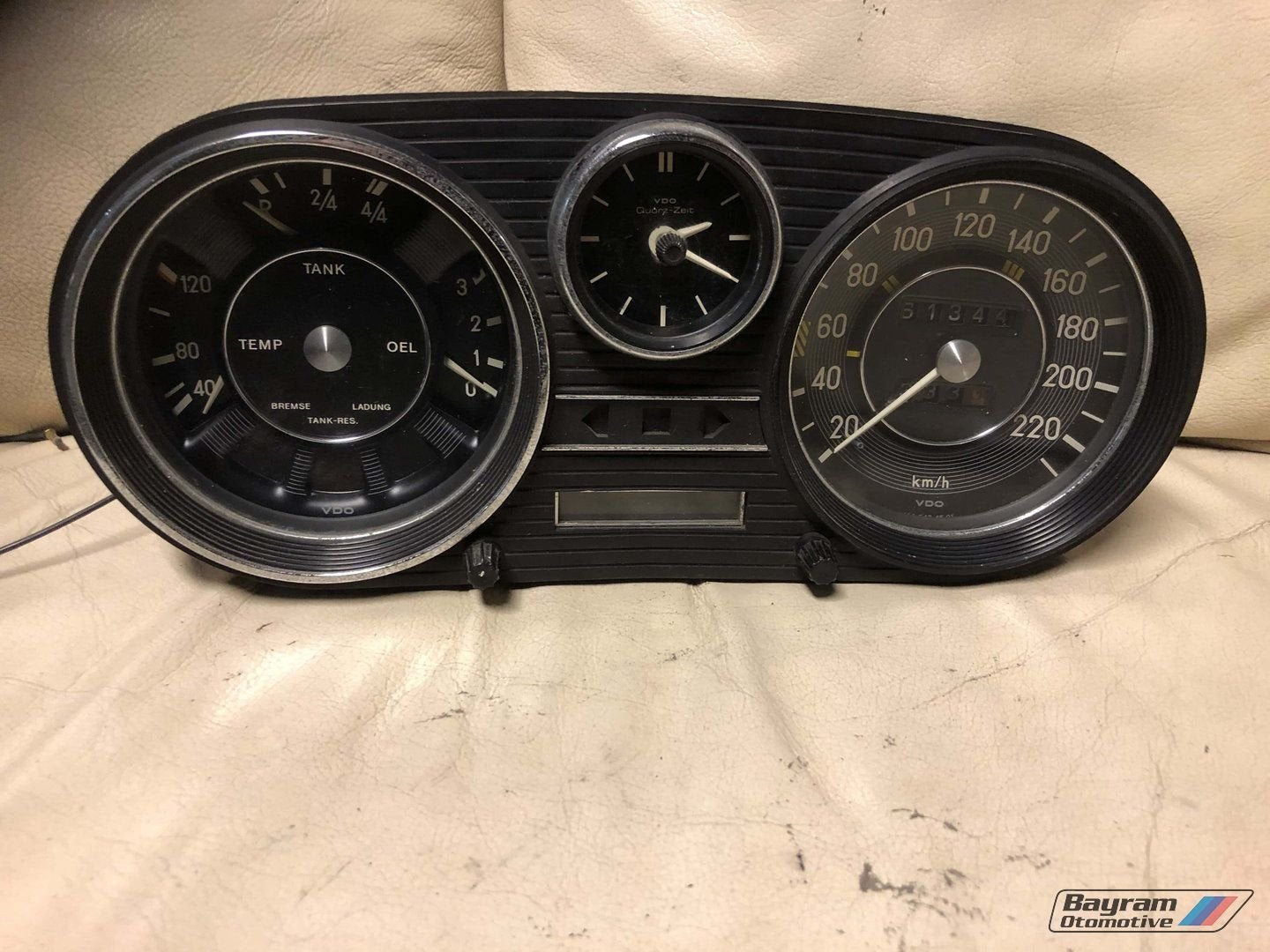 Mercedes W114 tellerbak km teller tacho 200 serie oldtimer, Gebruikt, -, Ophalen of Verzenden, -