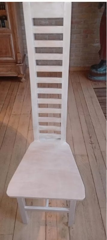 6 elegante teak stoelen, Huis en Inrichting, Stoelen, Ophalen, Gebruikt, Overige kleuren, Tijdloos, modern, design
