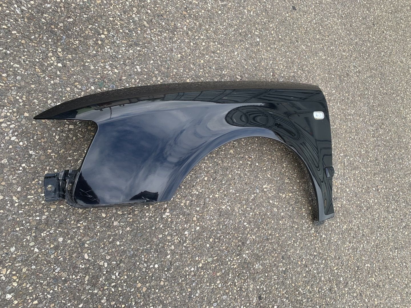 zijscherm Links audi A4 cabrio B6 2002 tot 2005 zwart, Gebruikt, -, -, Spatbord