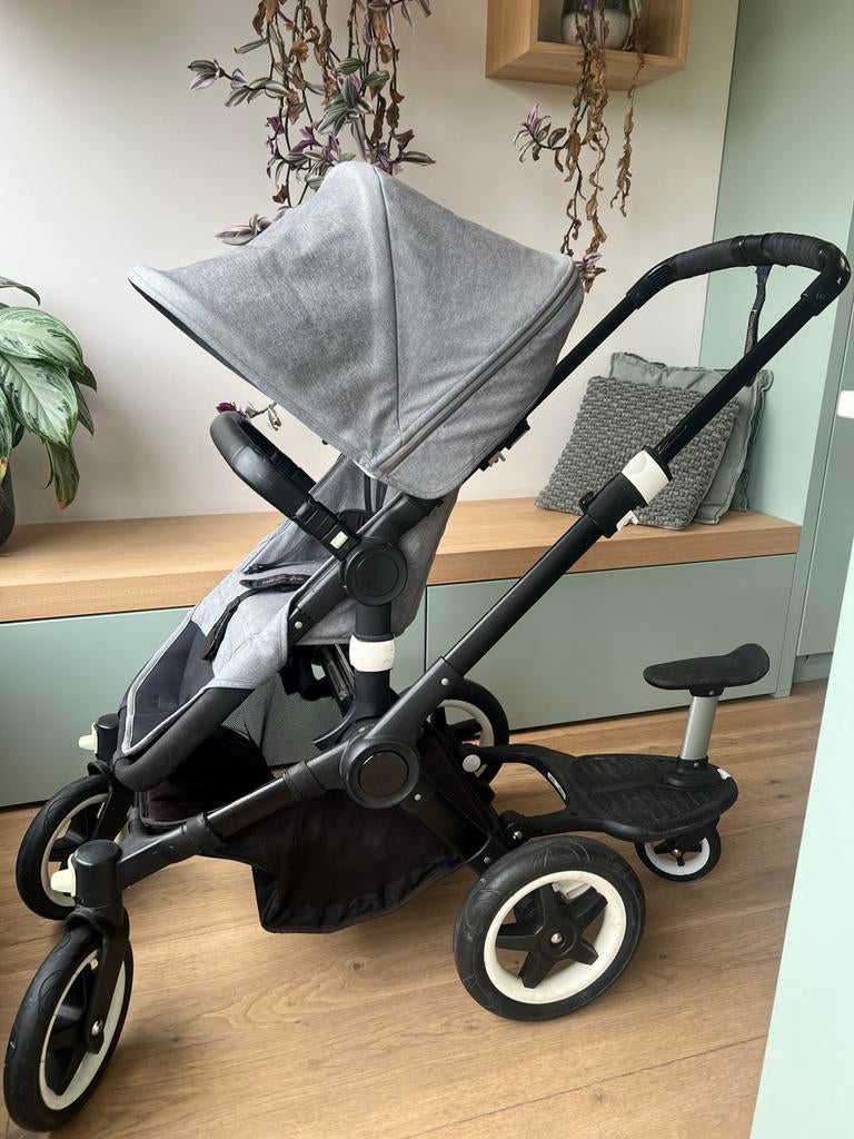 Bugaboo Buffalo kinderwagen + wieg + meerijd plankje, Kinderen en Baby's, Kinderwagens en Combinaties, Ophalen, Gebruikt, Bugaboo