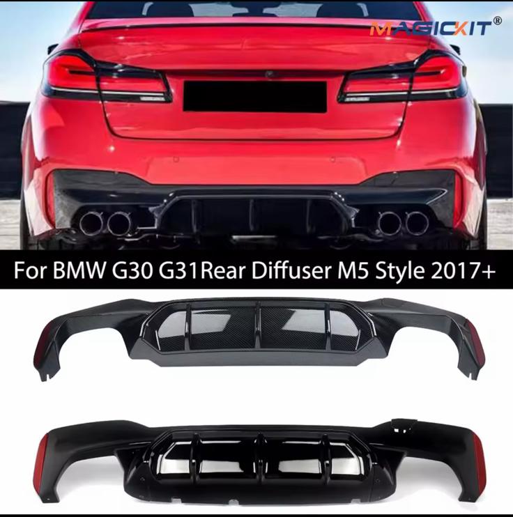 BMW 5 Serie G31,G30 Achter bumper, Auto diversen, Tuning en Styling, Ophalen of Verzenden