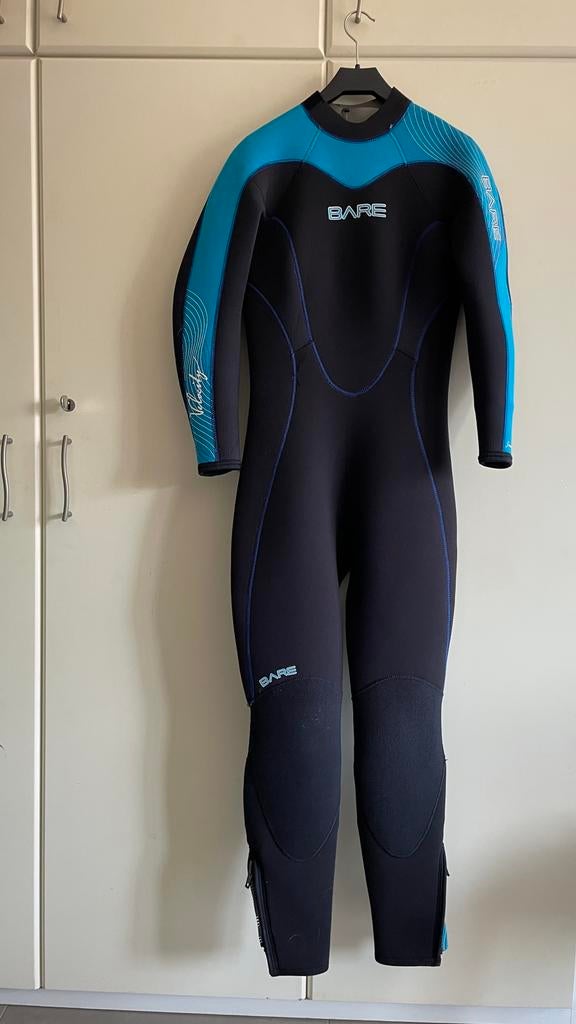 Combinaison de plongée Bare Velocity 5 mm, taille 12, Sports nautiques & Bateaux, Enlèvement ou Envoi, Utilisé, Combinaison de plongée