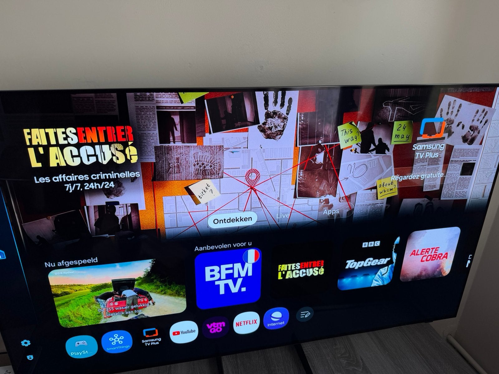Samsung oled 55 inch, Comme neuf, Enlèvement, Samsung, OLED