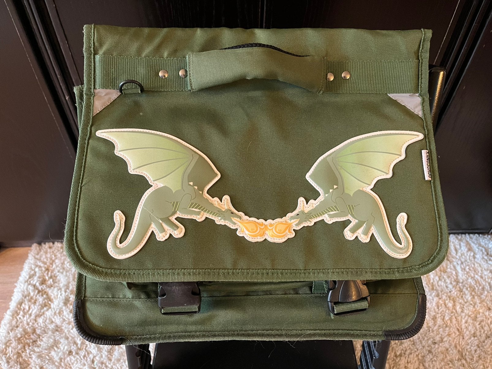 Boekentas Kangourou dragon, Enlèvement, Utilisé