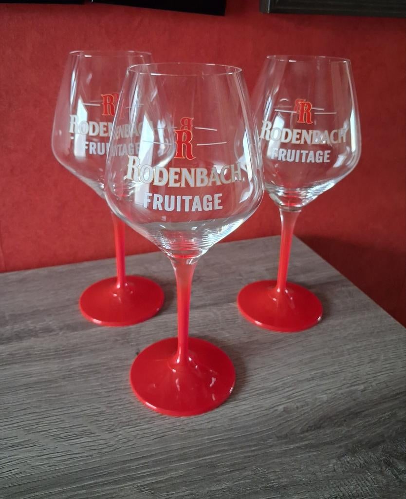 Te koop 3 Rodebach glazen nieuw., Enlèvement