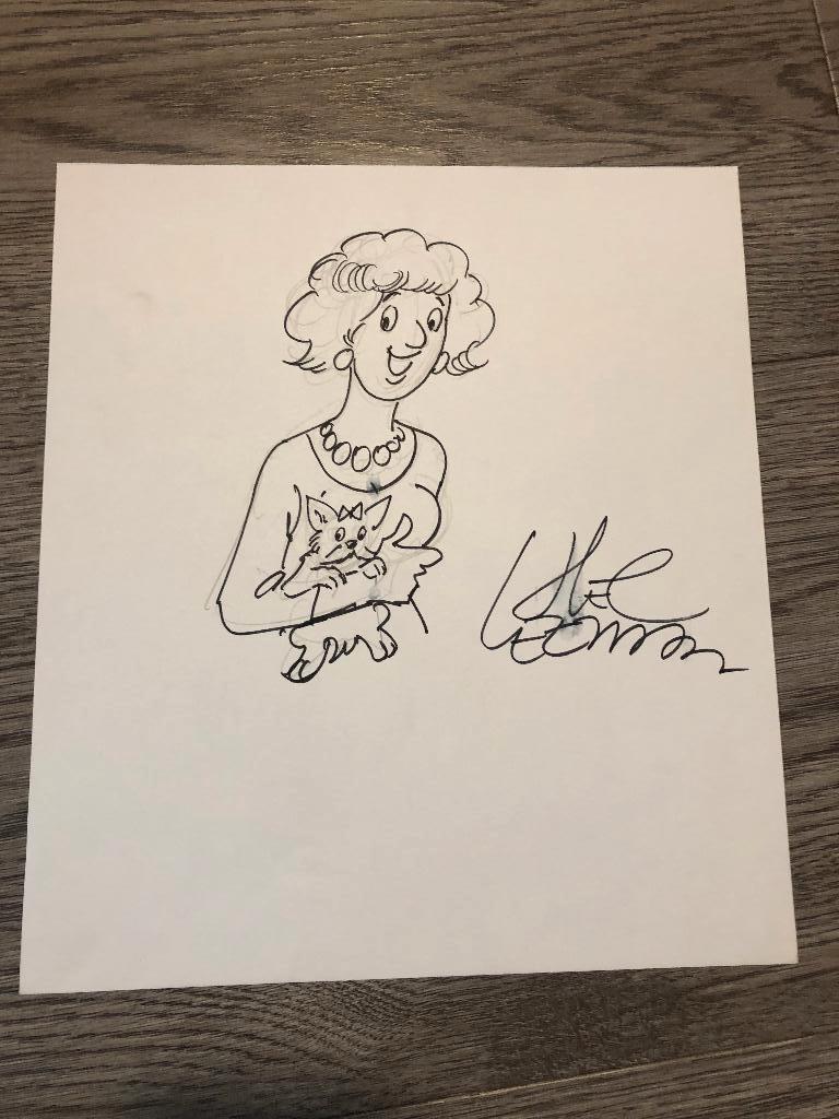 Originele tekening fc de kampioenen van hec leemans, Verzamelen, Ophalen of Verzenden