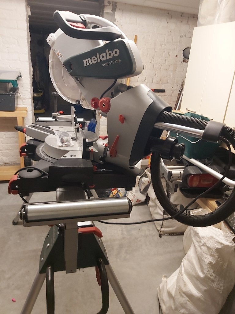 Metabo KGS 315 plus KSU 251, Scie à onglet, 70 mm ou plus, Comme neuf, Enlèvement