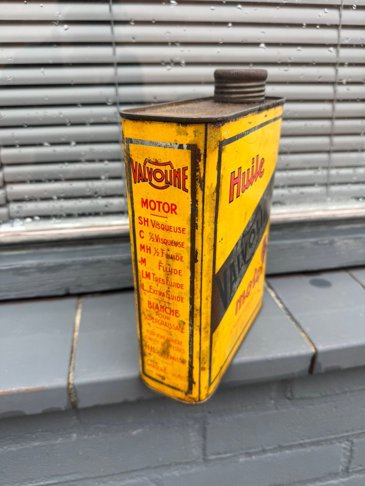 VALVOLINE motor olie blik, Ophalen of Verzenden, Gebruikt, Verpakking
