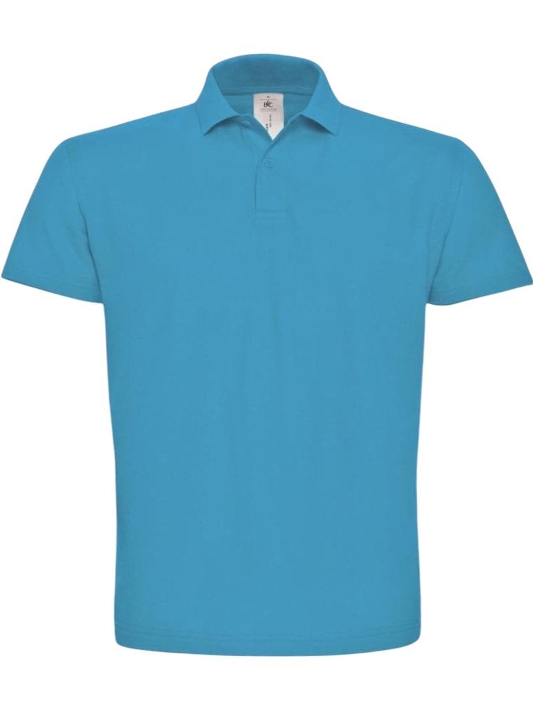 B&C Collection turquoise polo, maat M, Ophalen of Verzenden, Nieuw, Maat 48/50 (M), Blauw
