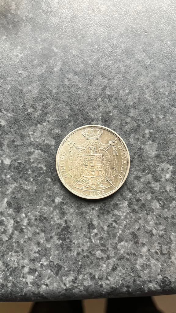 5 lire 1812 M, Ophalen
