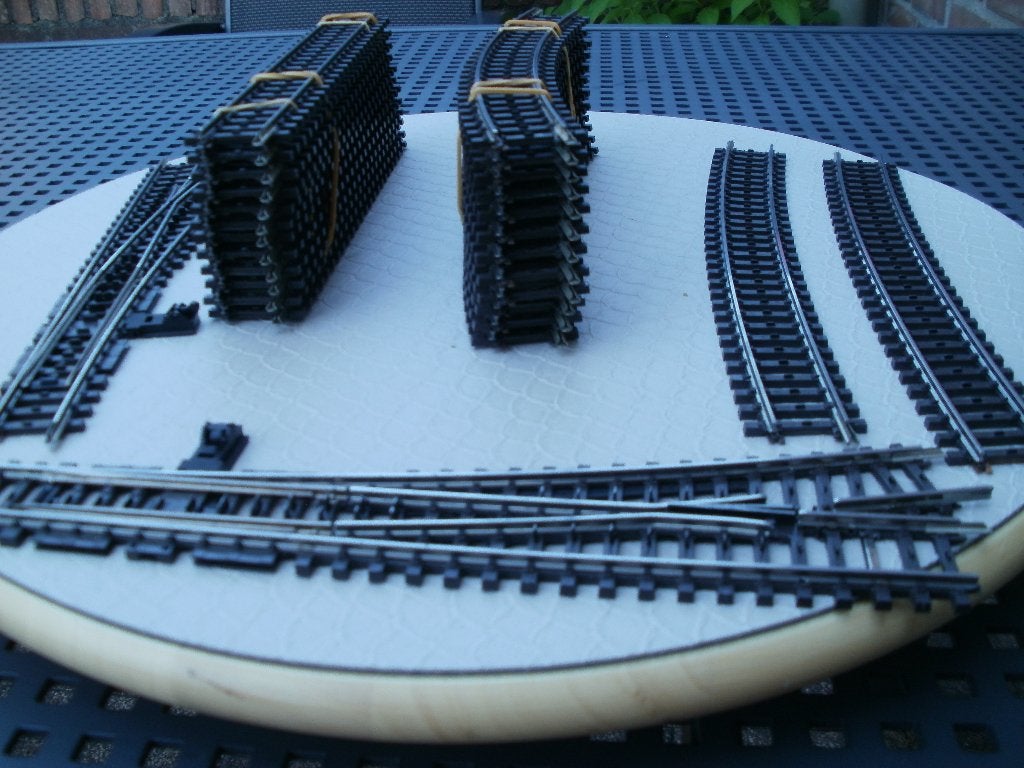 Partij Marklin Ho K rails massieve K rails zie omschrijving, Hobby en Vrije tijd, Wisselstroom, Rails, Ophalen of Verzenden, Zo goed als nieuw