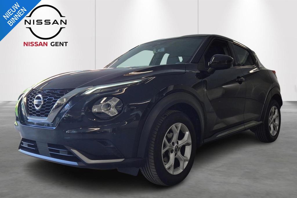 Nissan Juke 1.0 DIG-T 114 DCT N-Connecta Automaat/Camera/And, Auto's, Stof, 135 g/km, Zwart, 5 zetels