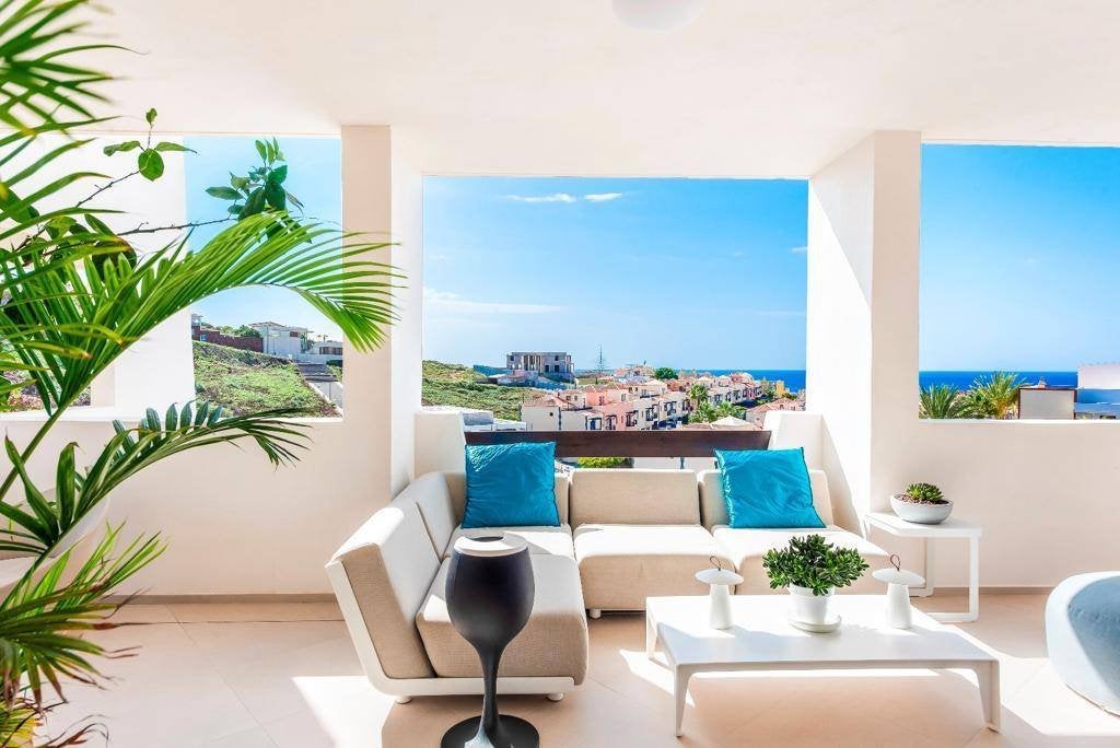 luxe appartement in Palm Mar met zeezicht, Canarische Eilanden, 2 slaapkamers, Appartement, Aan zee