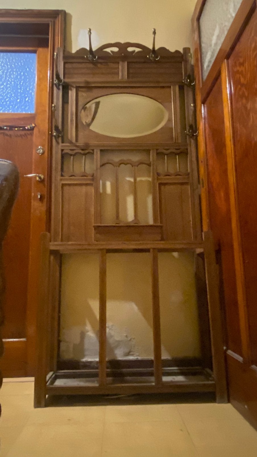 Porte Manteau Miroir, Enlèvement, Comme neuf, Bois