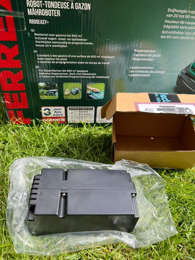 Nouvelle batterie Ferrex R800, Jardin & Terrasse, Tondeuses robotisées, Enlèvement, Neuf