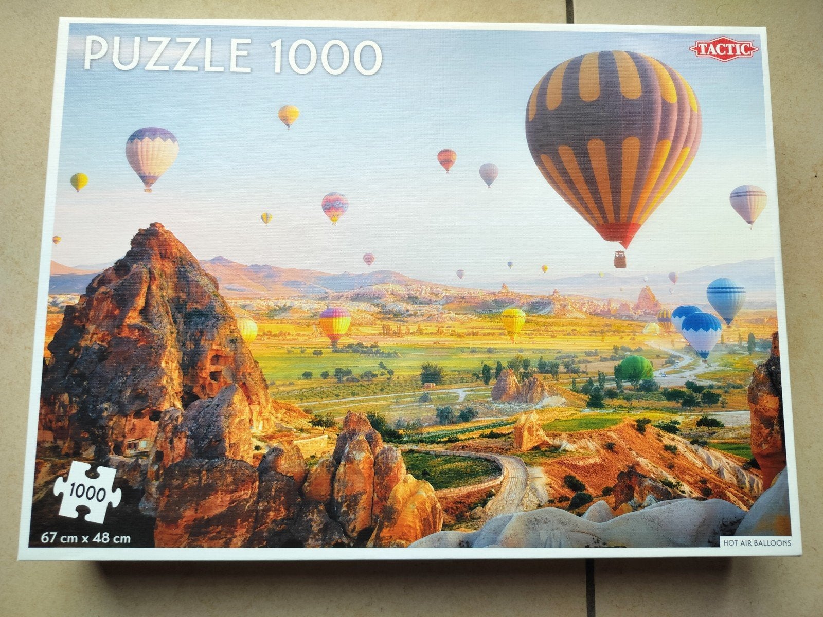 Puzzle Montgolfière 1000 pièces, Enlèvement, 500 à 1500 pièces, Utilisé, Puzzle