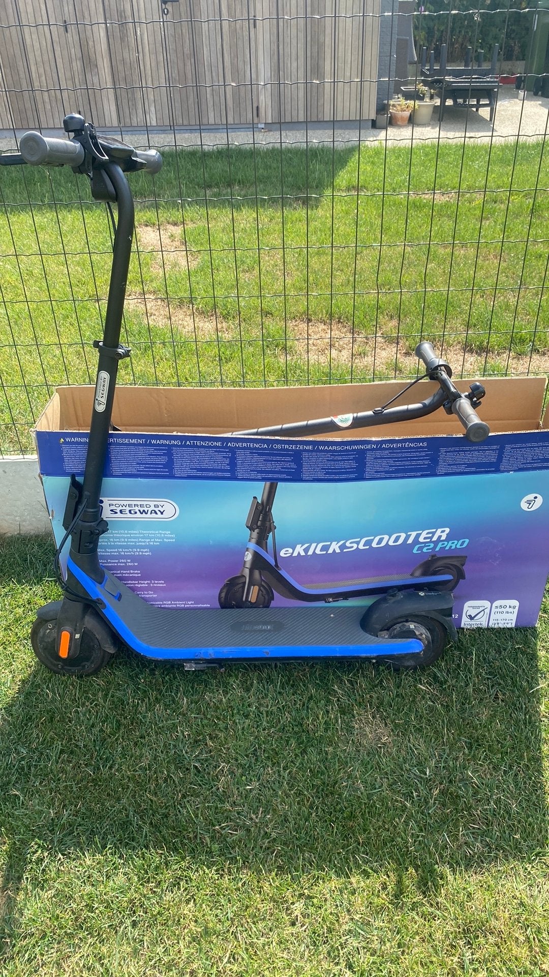 Ninebot eKickScooter C2 Pro – Elektrische step, Fietsen en Brommers, Steps, Gebruikt, Ophalen