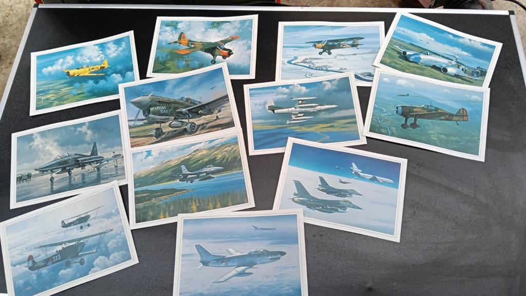 Postkaarten vliegtuigen, Collections, Cartes postales | Pays-Bas, Enlèvement ou Envoi