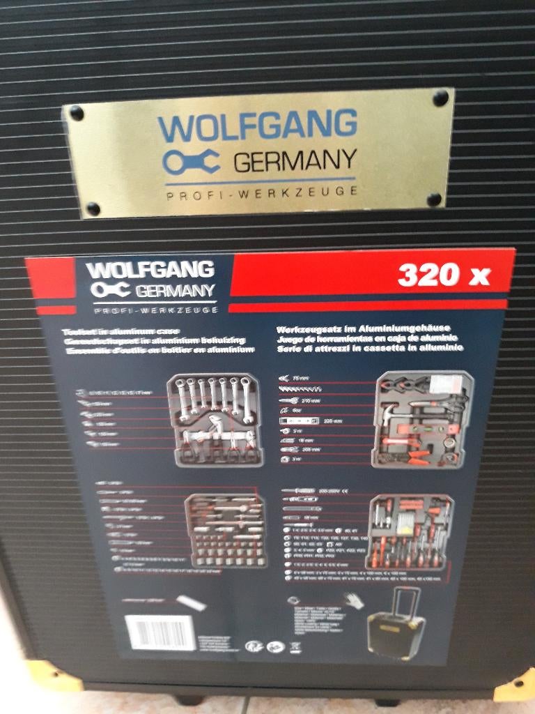 Nieuwe gereedschapskoffer, Ophalen, Gevuld, Nieuw