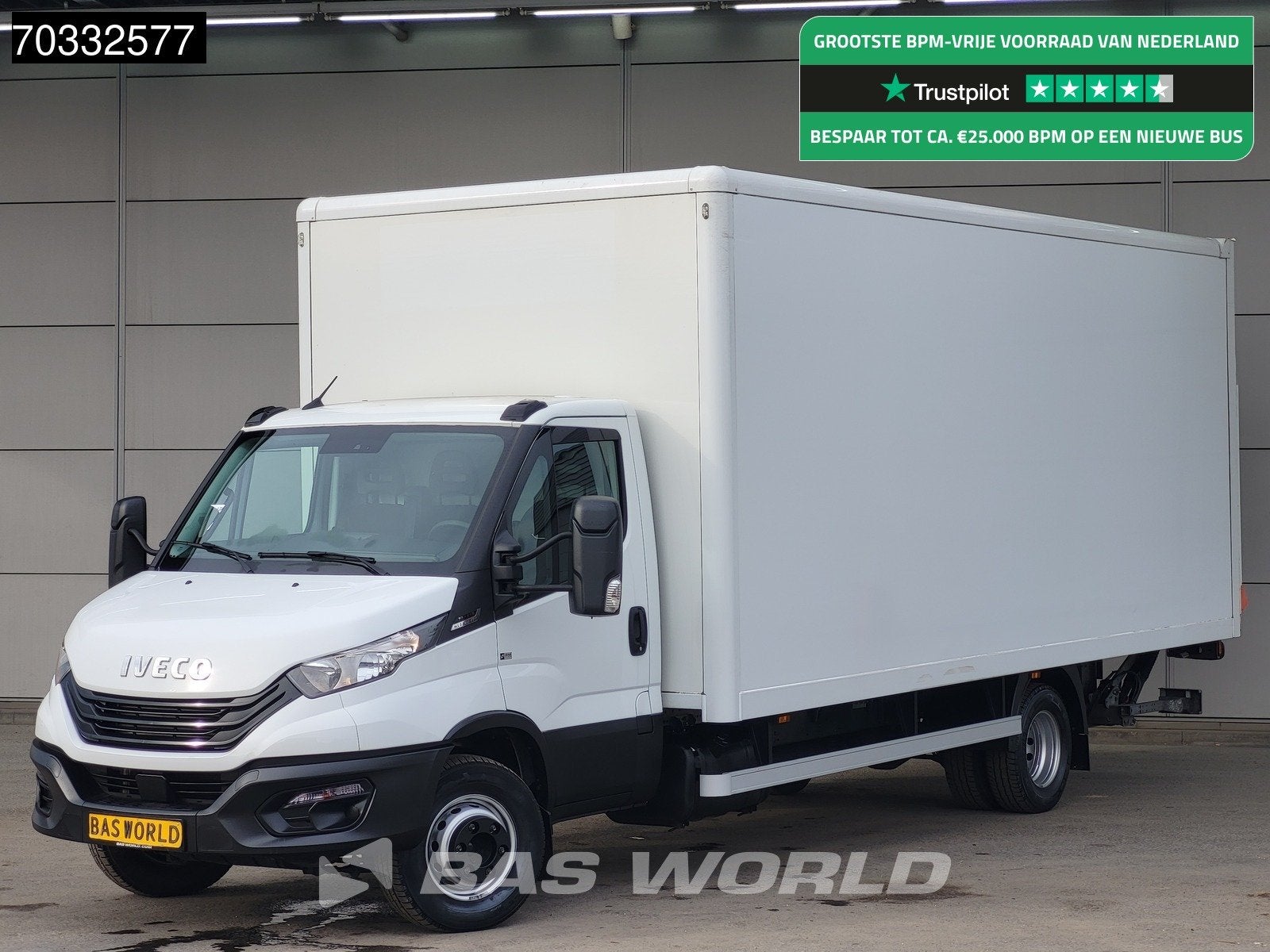 Iveco Daily 72C21 3.0L Automaat 1000KG Laadklep Luchtvering, Achat, Euro 6, Entreprise, Capteur de lumière