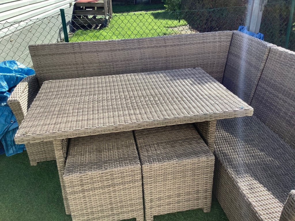 Loungeset, Comme neuf, 8 places, Enlèvement, Banque