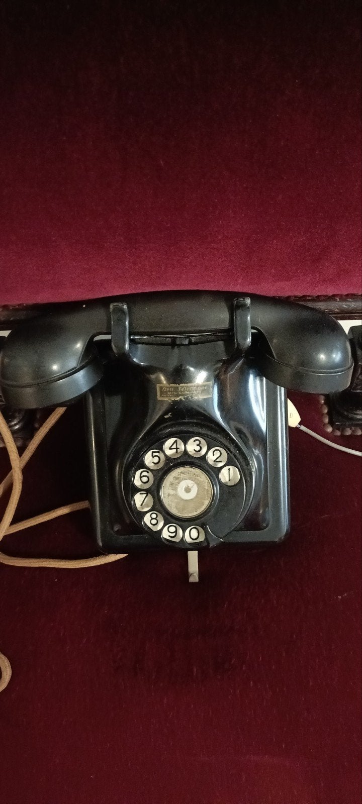 Téléphone MURAL Bell Anvers 1950. Bakélite complet fonction, Télécoms, Téléphones fixes | Filaires, Enlèvement ou Envoi